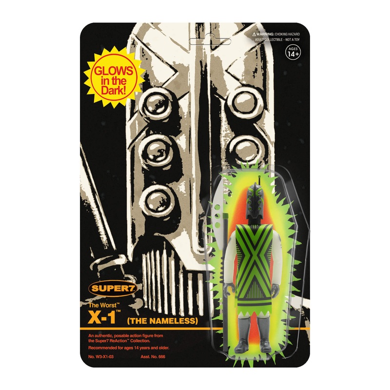 The Worst ReAction Figures Wave 3C – X-1 (Monster Glow) SDCC 22