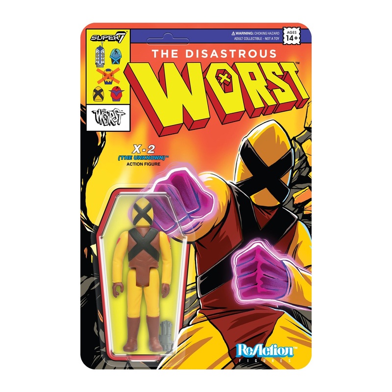 The Worst ReAction Figures Wave 05 (Mutant Team) – X2 (The Unknown)