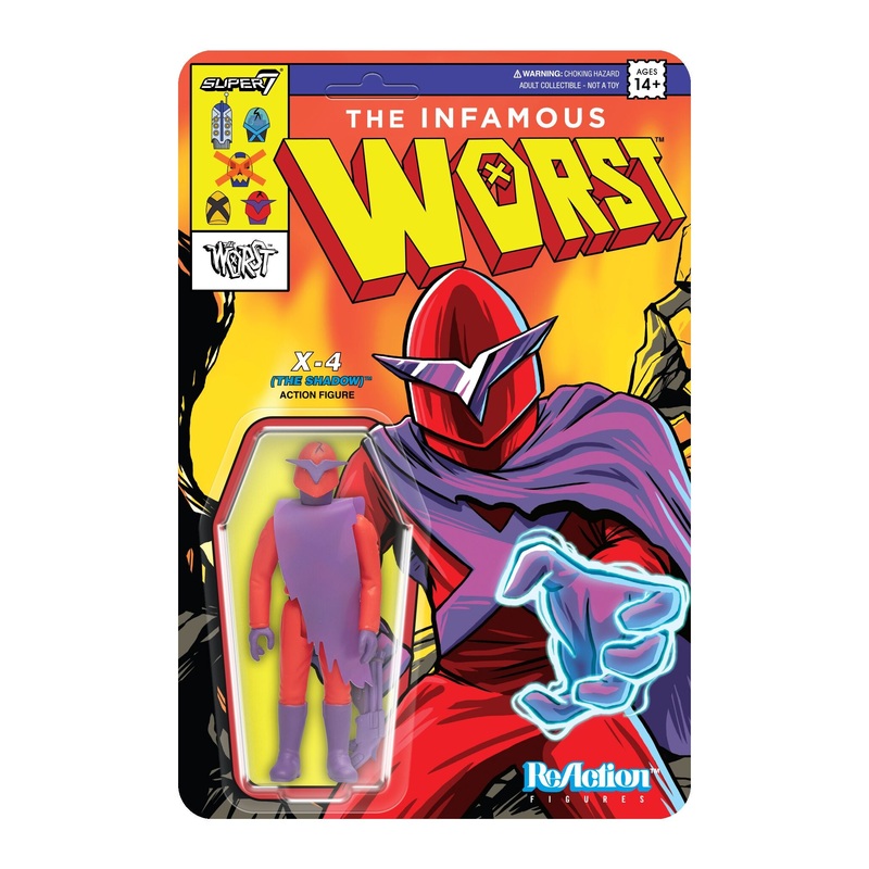 The Worst ReAction Figures Wave 05 (Mutant Team) – X4 (The Shadow)