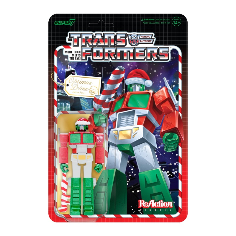 Transformers ReAction Figure – Optimus Santa