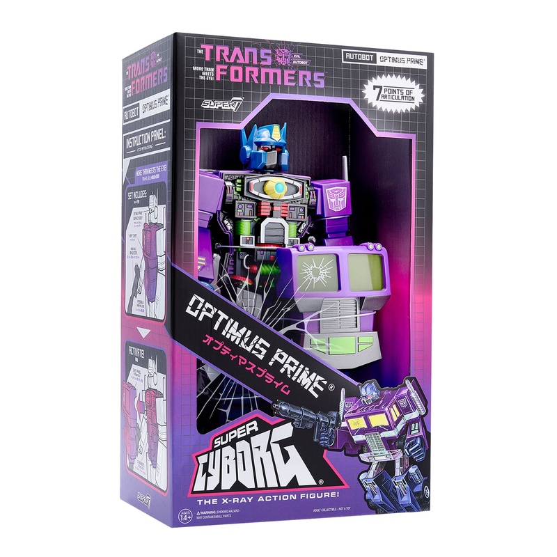 Transformers Super Cyborg – Optimus Prime (Shattered Glass Purple)
