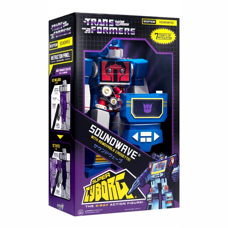 Transformers Super Cyborg –  Soundwave (G1 Full Color)