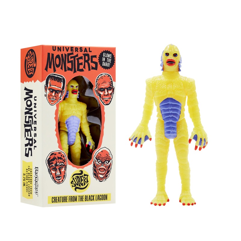 Universal Monsters ReAction Figure – Creature from the Black Lagoon (Glow-In-The-Dark Costume Colors)