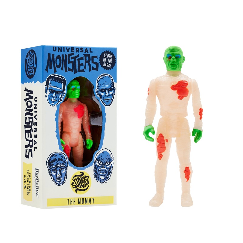 Universal Monsters ReAction Figure – The Mummy (Glow-In-The-Dark Costume Colors)