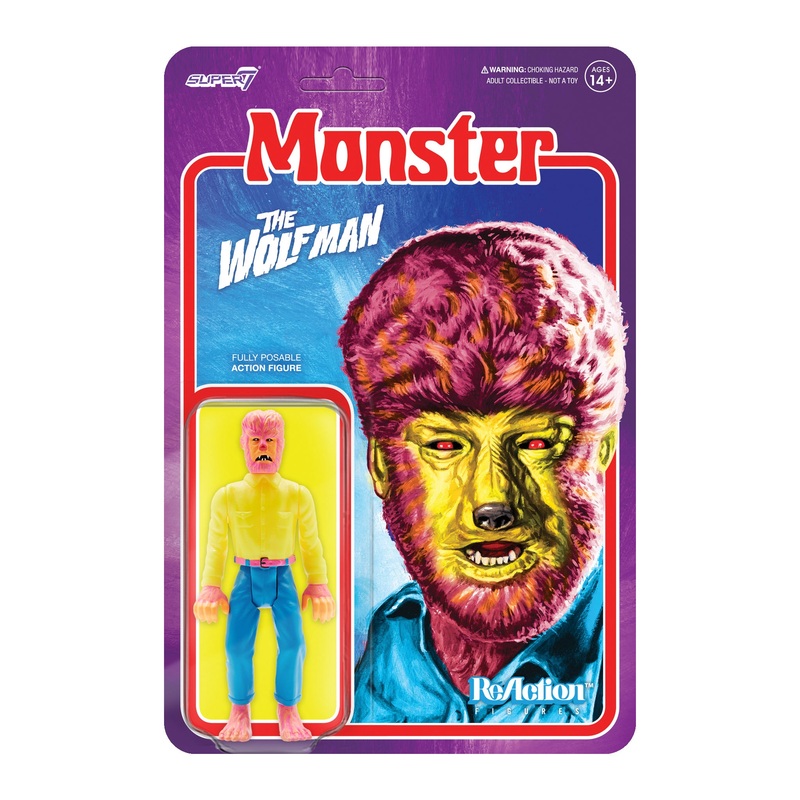Universal Monsters ReAction Figure – The Wolf Man (Costume Colors)
