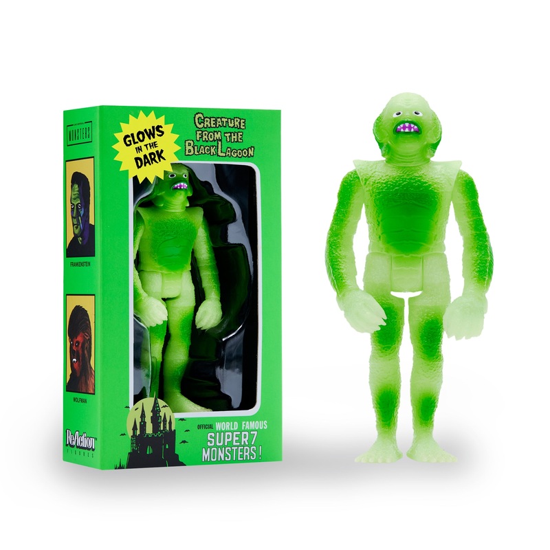 Universal Monsters ReAction Figures – Creature From The Black Lagoon (Super Creature Glow)