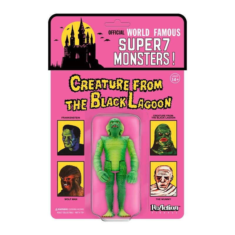 Universal Monsters ReAction Figures – Super Creature (Wide Sculpt on Card)