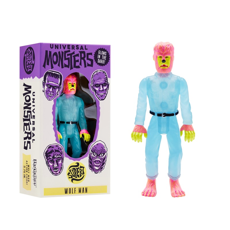 Universal Monsters ReAction – Wolfman (Glow-In-The-Dark Costume Colors)