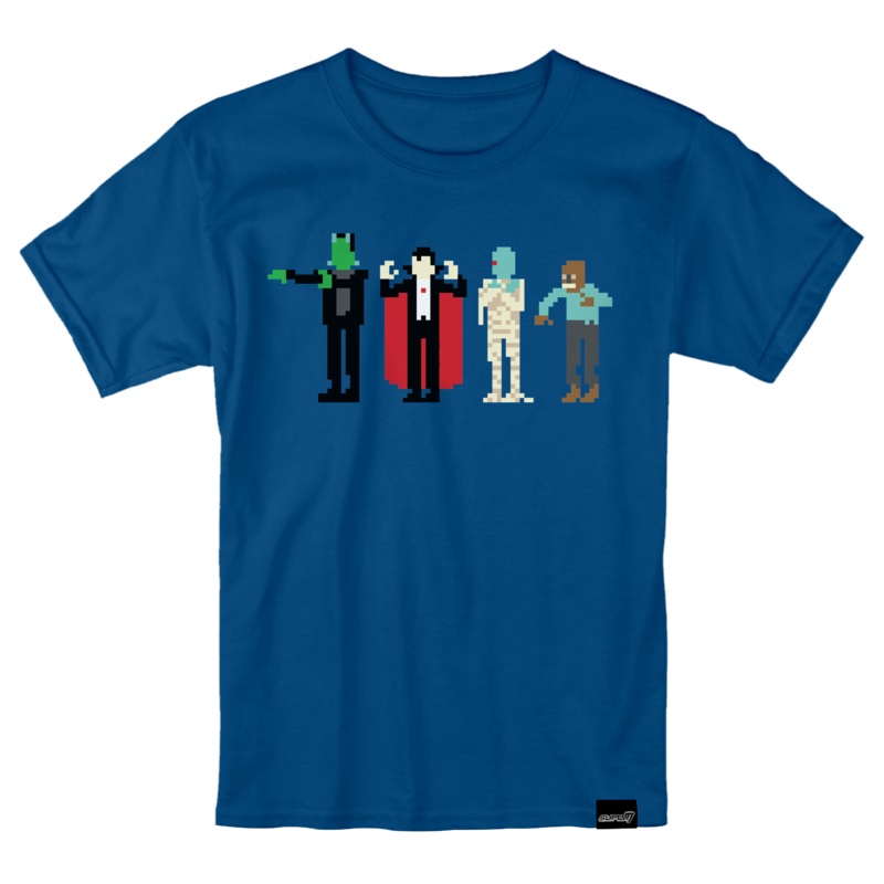 Universal Monsters T-Shirt – 8-Bit Monsters
