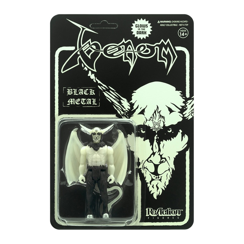 Venom ReAction Figure – Black Metal (Glow In The Dark)