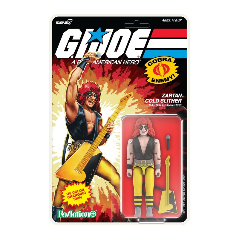 G.I. Joe ReAction+ Wave 03 (Cartoon) – Zartan Cold Slither (Cartoon)