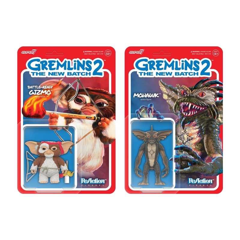 Gremlins ReAction Figures Wave 02 – Gizmo (Battle Ready) & Mohawk