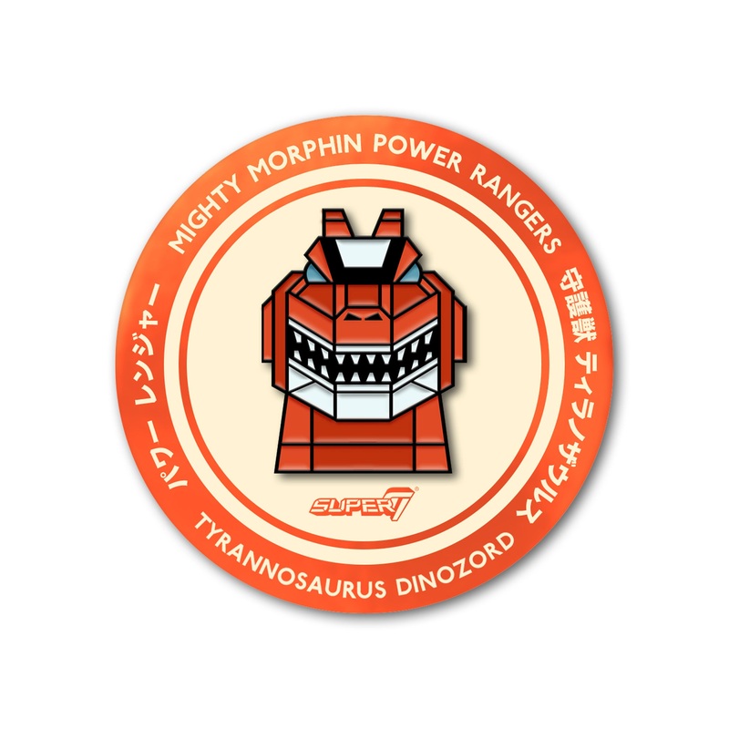 Mighty Morphin Power Rangers Enamel Pin – T-Rex Zord