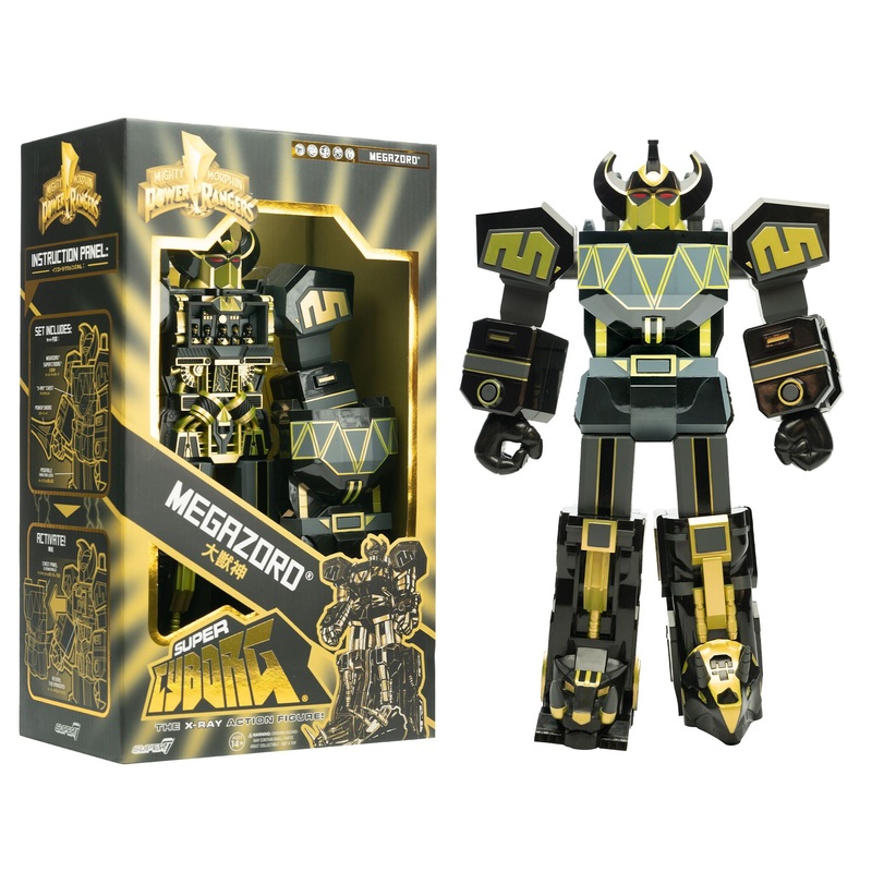 Mighty Morphin Power Rangers Super Cyborg – Megazord (Black / Gold)
