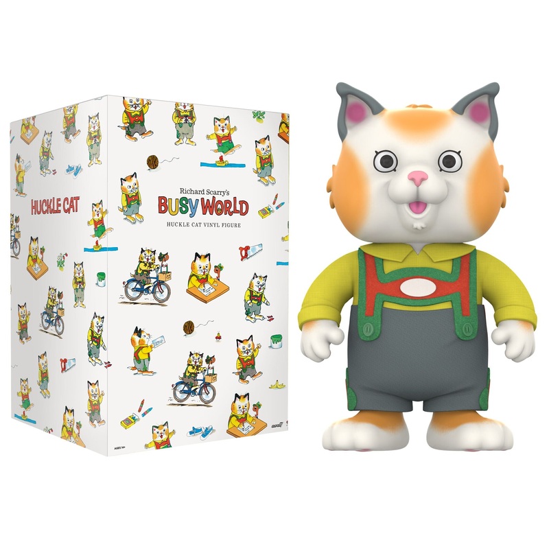 Richard Scarry SuperSize Vinyl Figure – Huckle Cat