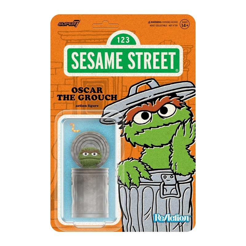 Sesame Street ReAction Figures Wave 02 – Oscar The Grouch