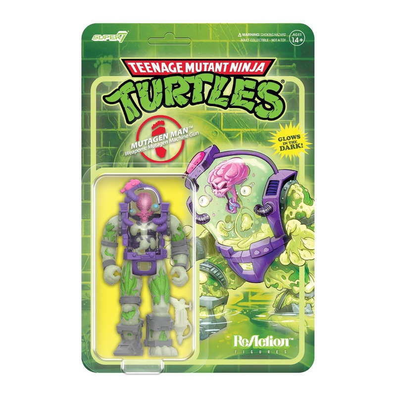 Teenage Mutant Ninja Turtles ReAction Figures – Mutagen Man (Glow)