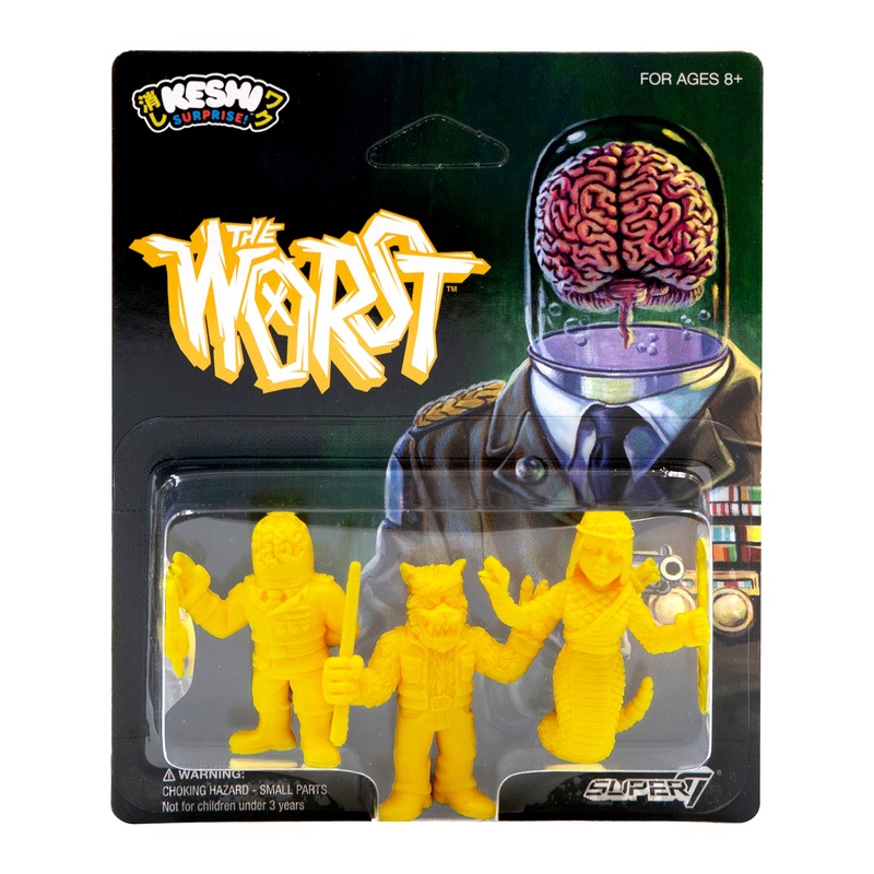 The Worst Keshi Pack B – Shedusa, Werewolf Biker, Cortex Commander (Yellow)