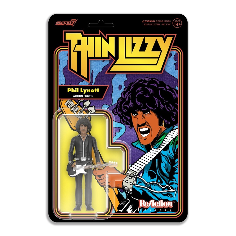 Thin Lizzy ReAction Figures – Phil Lynott (Black Leather)