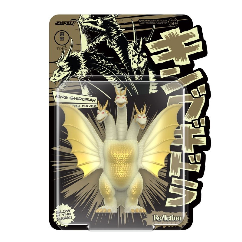 Toho ReAction Figures Wave 4 – King Ghidorah (Glow)