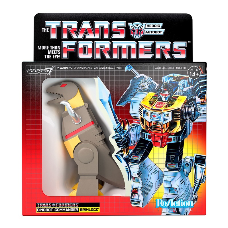 Transformers ReAction Figures – Grimlock (Metallic)