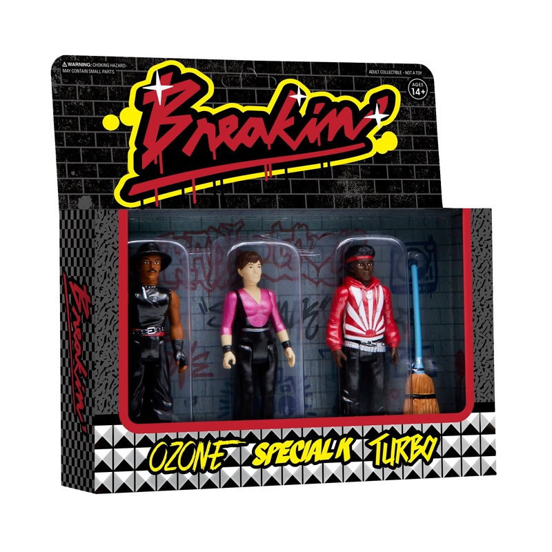Breakin’ ReAction Figures – 3-Pack [Ozone, Special K, Turbo] (Metallic)