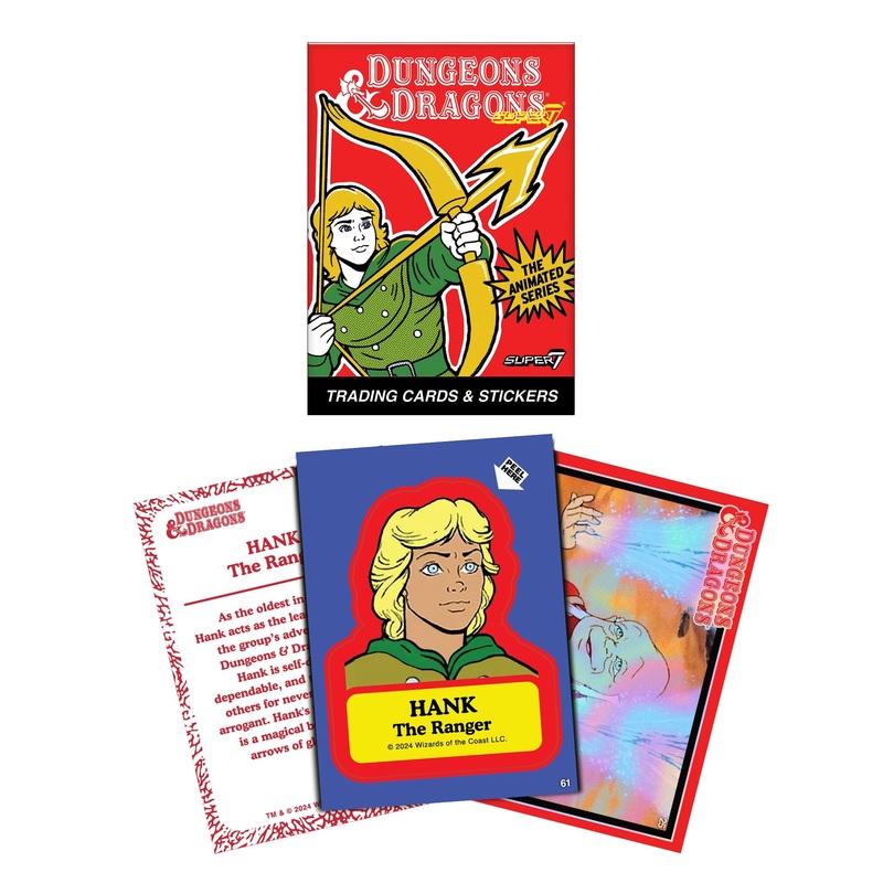 Dungeons and Dragons Wax Pack Trading Cards –  Animated Series – Single Pack