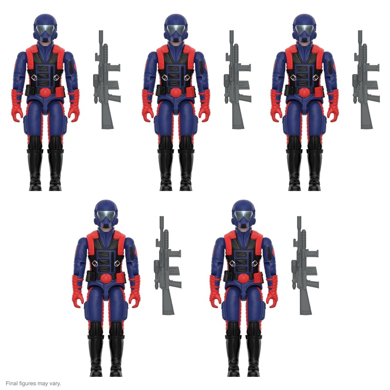 G.I. Joe ReAction Figures Cobra Mothership – 5PK Add-On (Cobra Viper Gunner O-Ring)