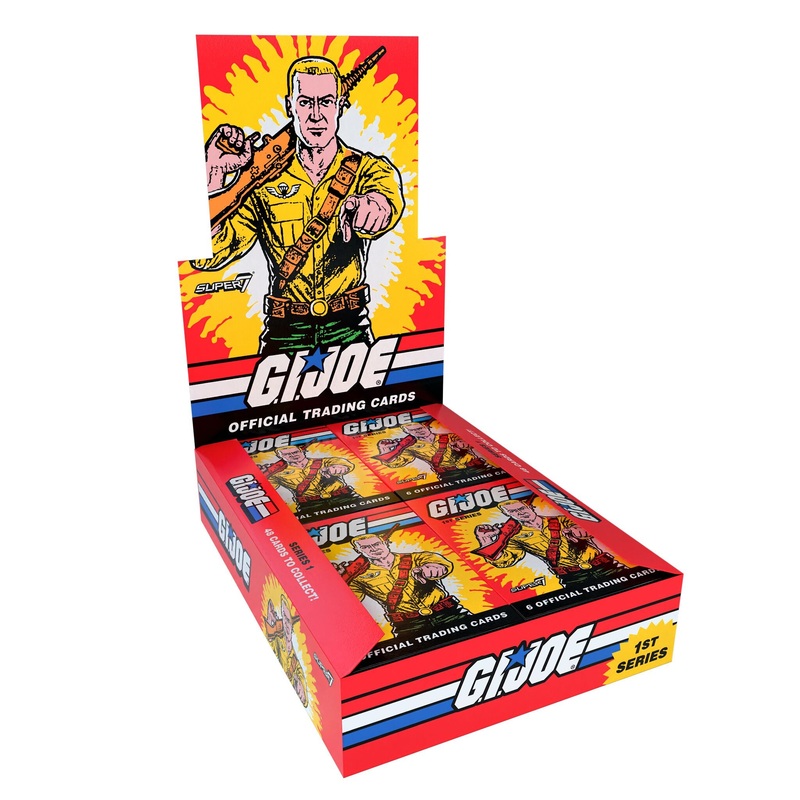G.I. Joe Trading Cards – Series 1 – Flats Containing 24 Wax Packs