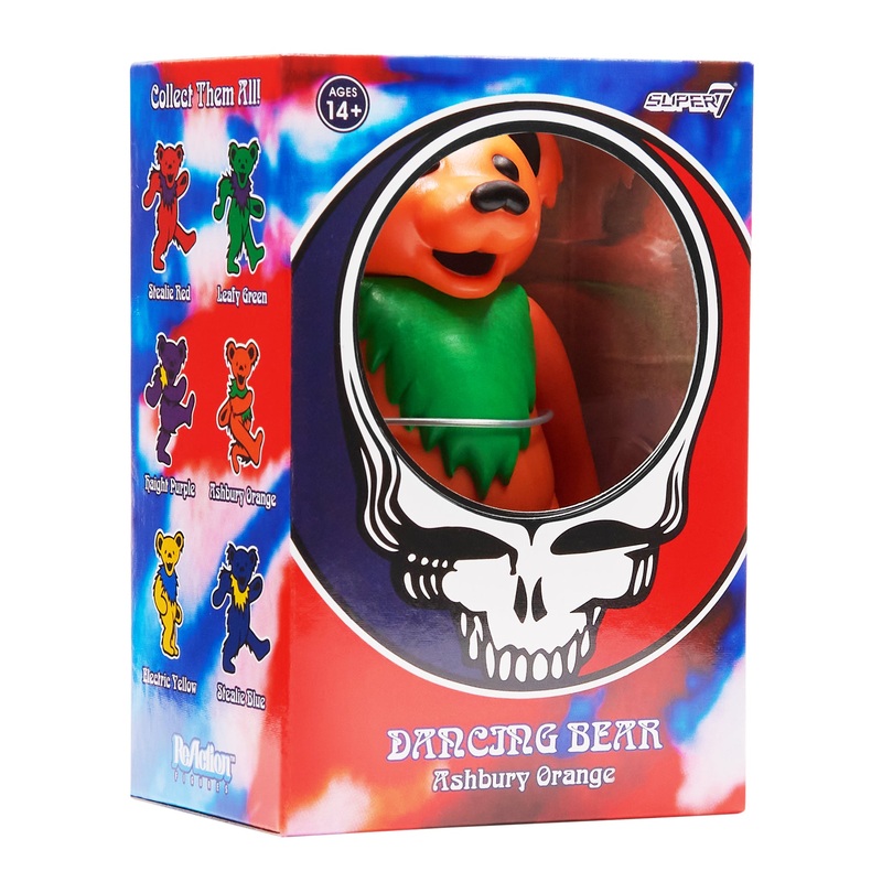 Grateful Dead Reaction Figure – Dancing Bear (Ashbury Orange)