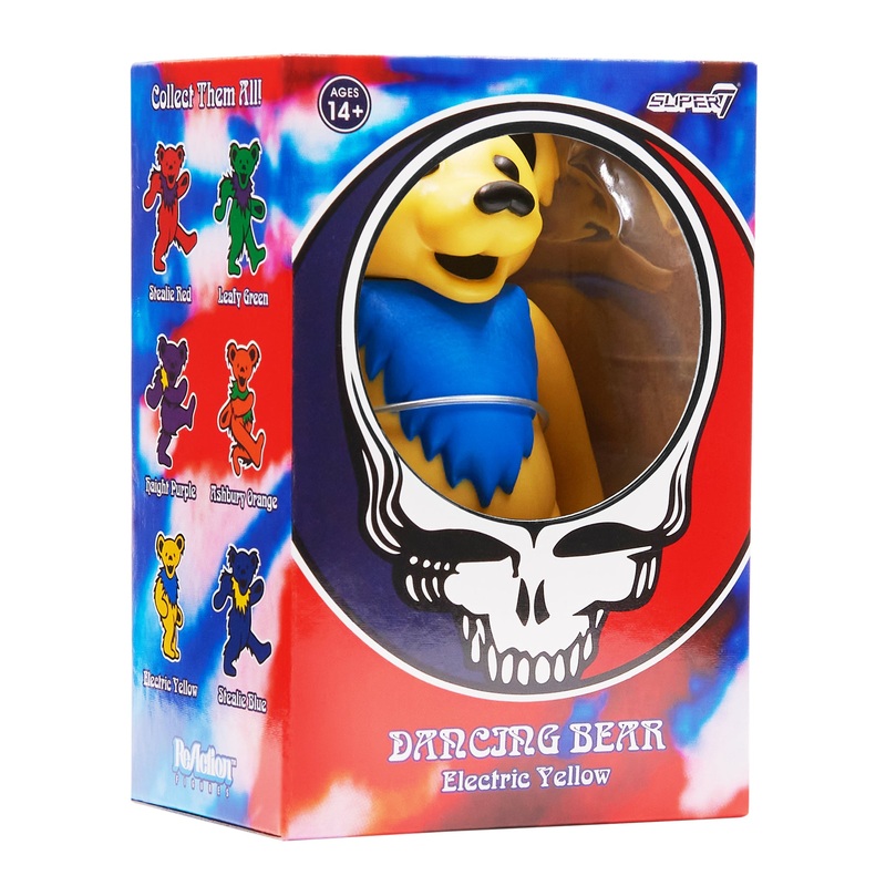 Grateful Dead Reaction Figure – Dancing Bear (Electric Yellow)
