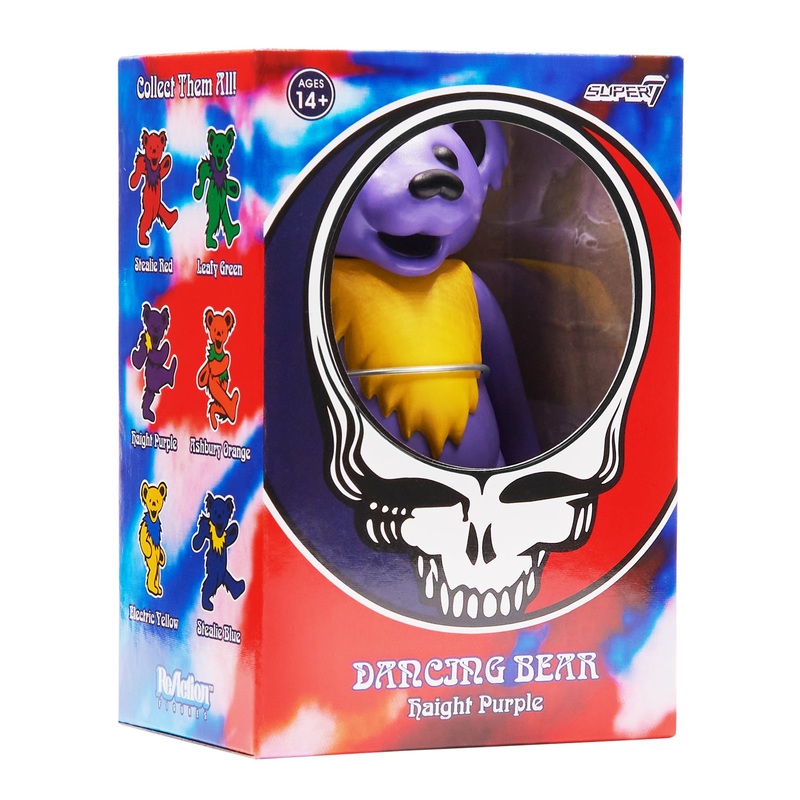 Grateful Dead Reaction Figure – Dancing Bear (Haight Purple)