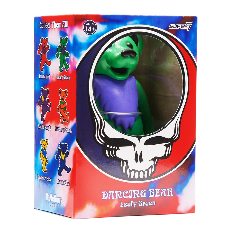 Grateful Dead Reaction Figure – Dancing Bear (Leafy Green)