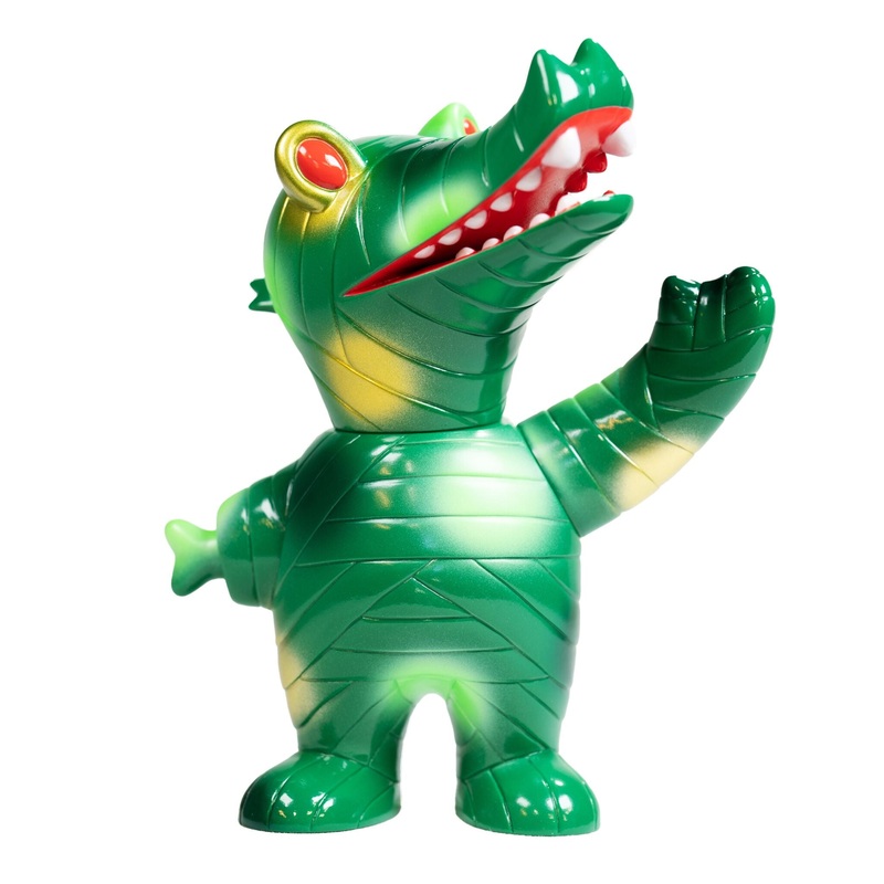 Japanese Vinyl – Mummy Gator (Green Spots)