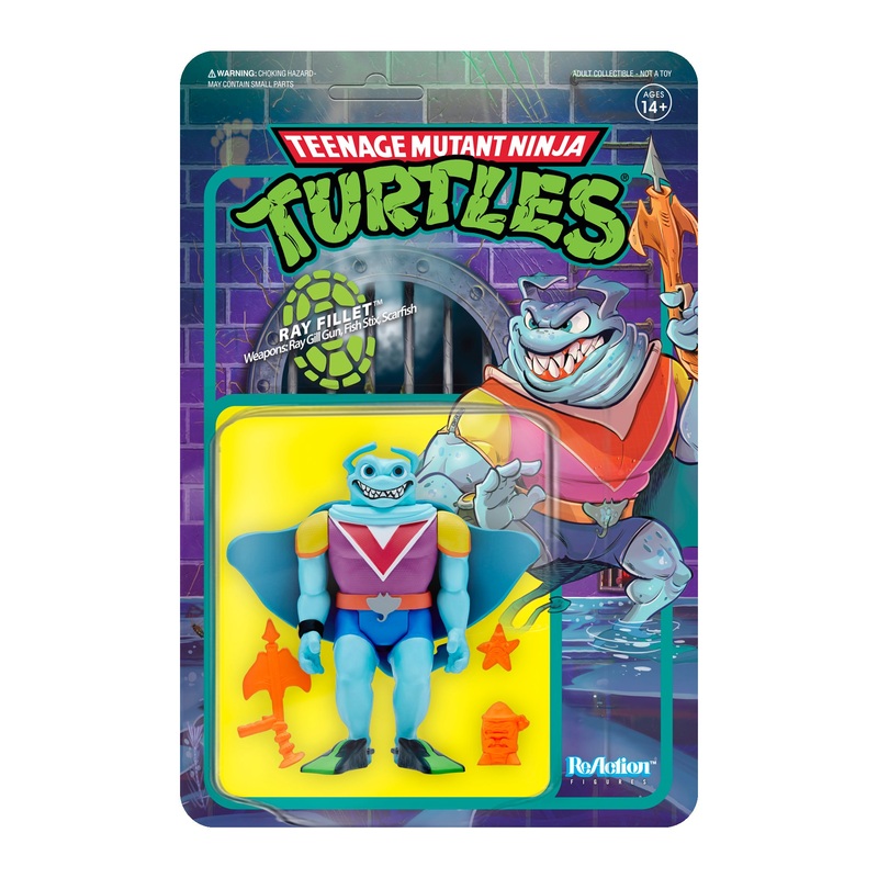 Teenage Mutant Ninja Turtles ReAction Figure Wave 4  – Ray Fillet