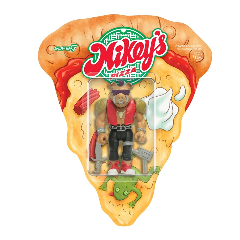 Teenage Mutant Ninja Turtles ReAction Figures Wave 10 – Bebop (Weird Pizza To Go)