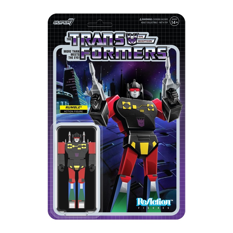 Transformers ReAction Figures Wave 08 – Rumble (Red)