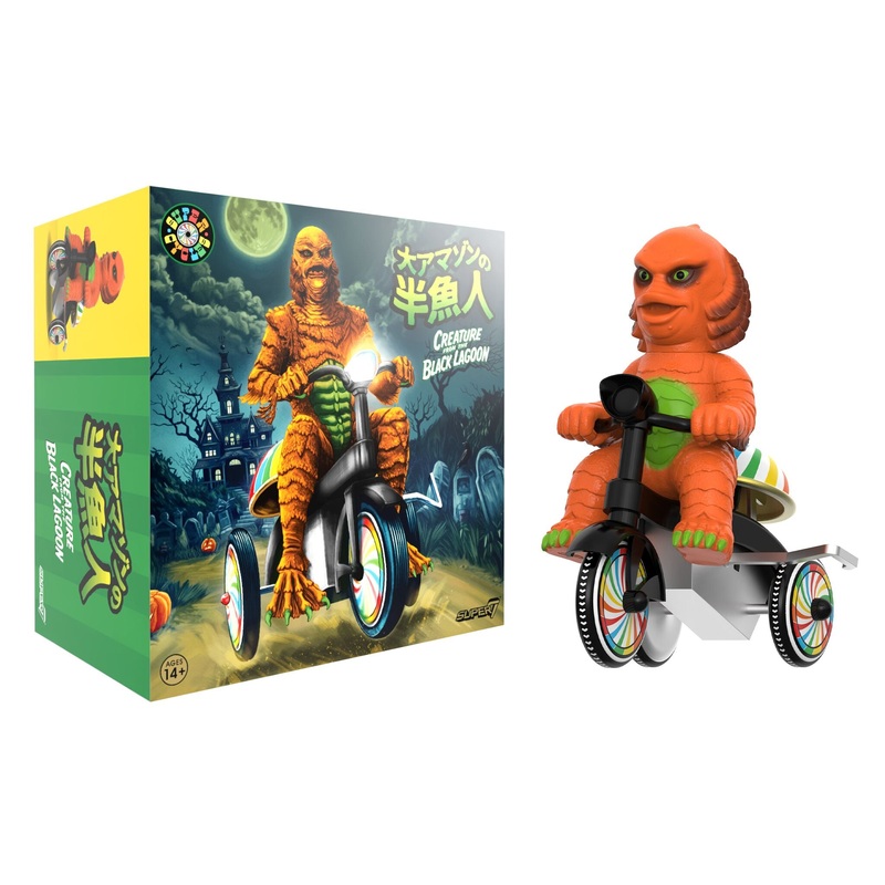 Universal Monsters Super Cycles – Creature from the Black Lagoon (Orange & Black )