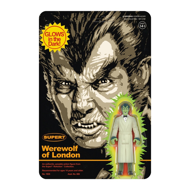 Werewolf Of London ReAction Figures Wave 02 – Werewolf of London (Monster Glow)