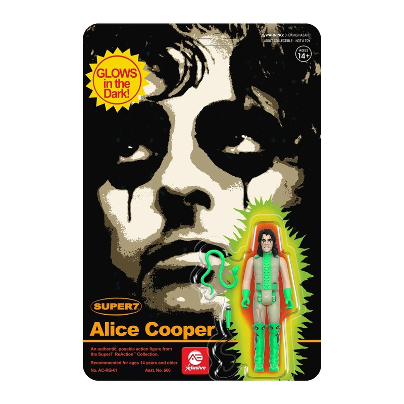 Alice Cooper ReAction Figure – Alice Cooper (Glow)