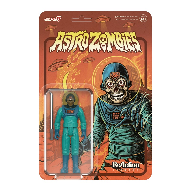 Astro Zombies ReAction Figure Wave 1 – Astro Zombie (Teal/Blue)