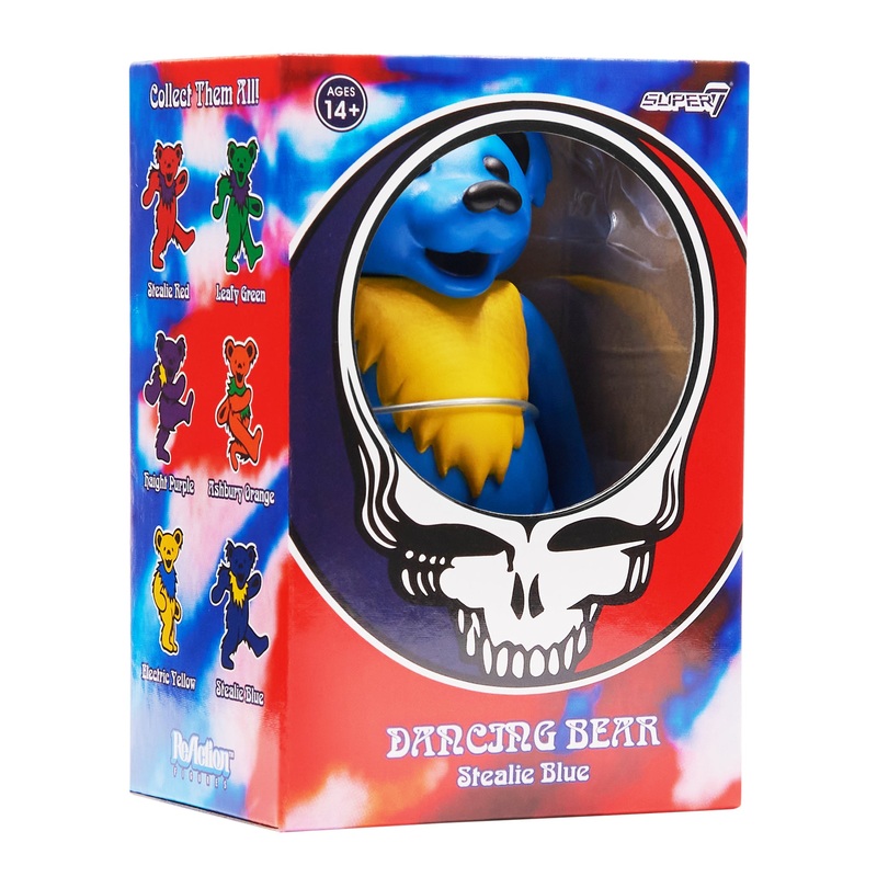Grateful Dead Reaction Figure – Dancing Bear (Stealie Blue)