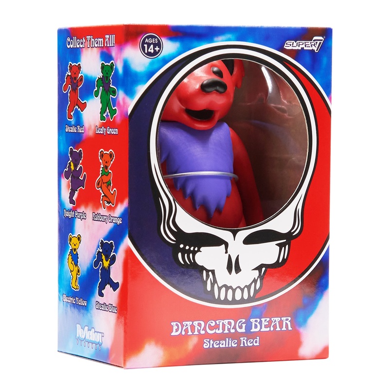 Grateful Dead Reaction Figure – Dancing Bear (Stealie Red)