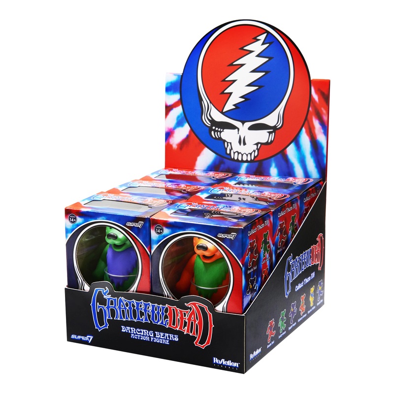 Grateful Dead Reaction Figure – Dancing Bears Box Flat (6 Figures)