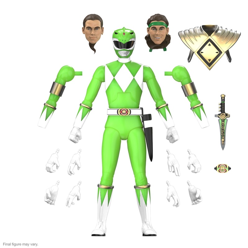 Mighty Morphin Power Rangers ULTIMATES! Wave 05 – Green Ranger (Glow)