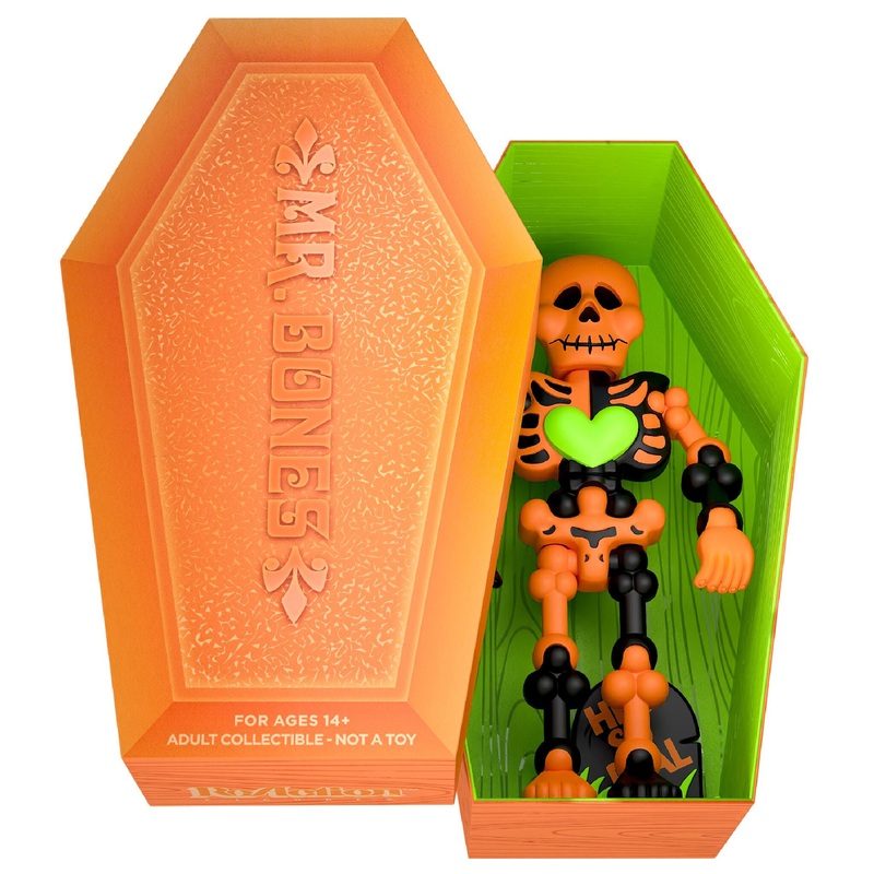 Mr. Bones ReAction – Mr. Bones (Orange/Black) [Coffin Box]