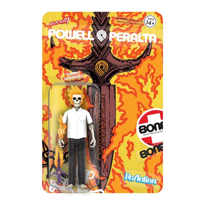 Powell-Peralta ReAction Figure Wave 3 – Tommy Guerrero Flaming Dagger (SF Downhill)