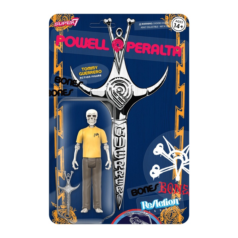 Powell-Peralta ReAction Figures Wave 04 – Tommy Guerrero  (V8 Dagger/Sacto ’86)