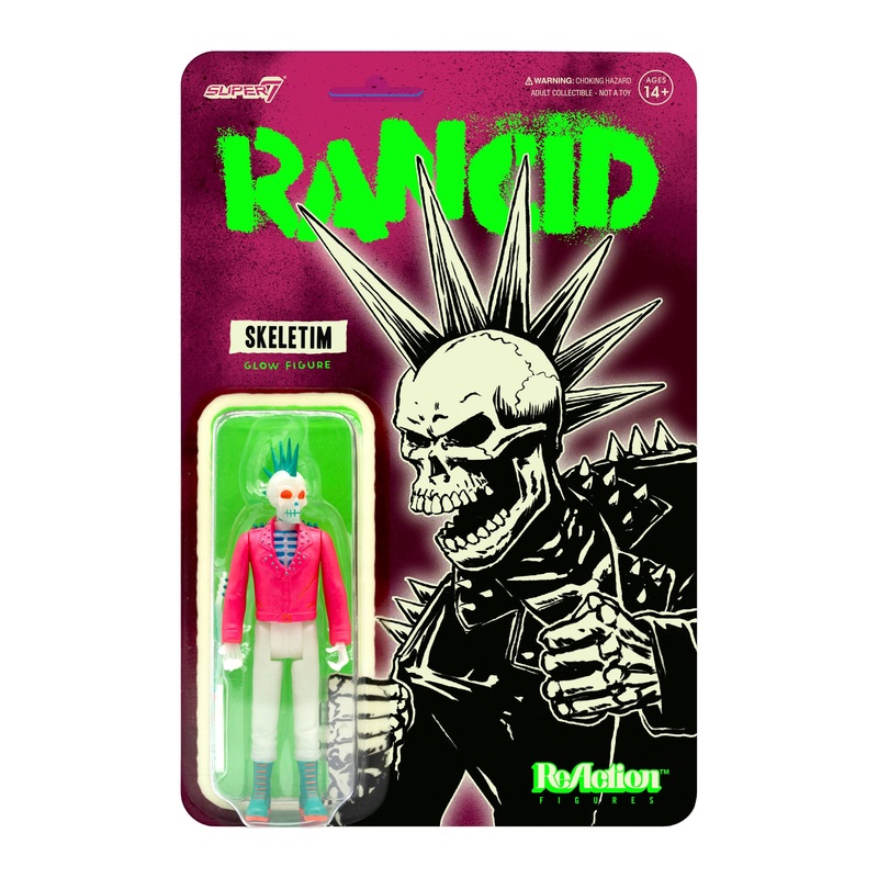 Rancid ReAction Figure – Skeletim (Glow)