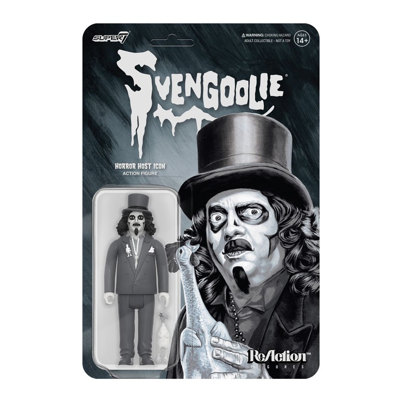 Svengoolie ReAction Figures Wave 02 – Svengoolie (Grayscale)